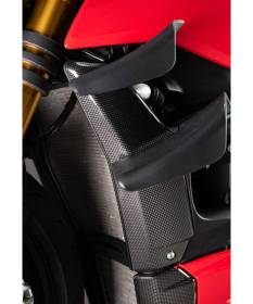 Cache latéral supérieur de radiateur LIGHTECH CARD0725 pour Ducati Streetfighter V4 2020 > 2023