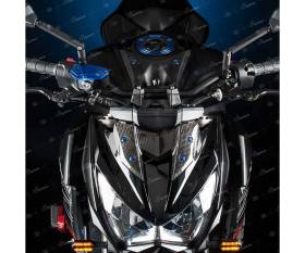 LIGHTECH Frontalino Copri Strumenti In Carbonio CARK9770 per Kawasaki Z 800 2013 > 2016