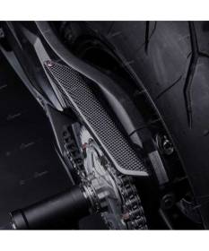 LIGHTECH Carbon-Kettenabdeckung – Matt CARM1012M für Mv Agusta Rivale 800 2014 > 2016