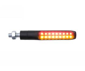 LIGHTECH luz trasera roja + luz de freno + par de intermitentes Apro para Kawasaki ZX 6R 2013 > 2024
