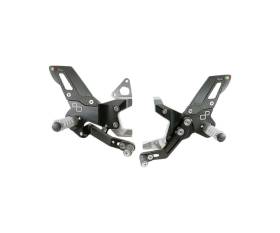 LIGHTECH Adjustable Footrests with Fixed Footrest (Track Use) FTRDU014 for Ducati Panigale V2 2021 > 2024