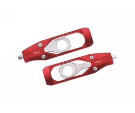 Tendeur de chaîne LIGHTECH (configuration arrière) rouge pour Aprilia RSV4 1100 Factory 2021 > 2024