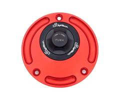 LIGHTECH Fuel Cap With Quick Lock Black\Red TR26N/R for Yamaha R1 2009 > 2021