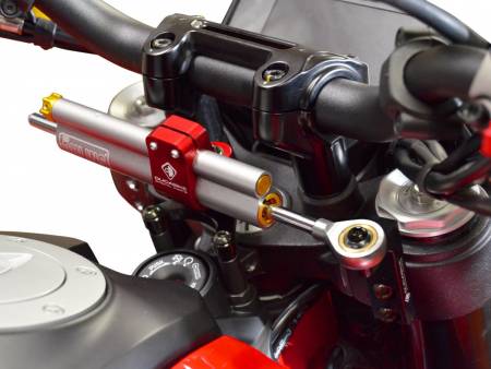 Supporto Ammortizzatore Di Sterzo Ducabike DBK SAS15D NERO per Ducati HYPERMOTARD 950 / SP 2019 > 2024