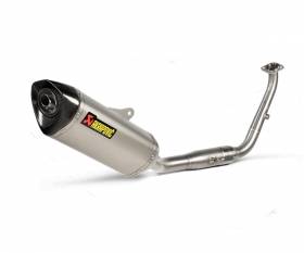 Approved Full System Exhaust Titanium/Stainless Steel Akrapovic for Yamaha MT-125 2021 > 2023