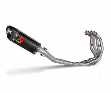 S-K2R1-APC Racing Full System Exhaust Carbon/Stainless Steel Akrapovic for Kawasaki ZX-25R 2020 > 2023