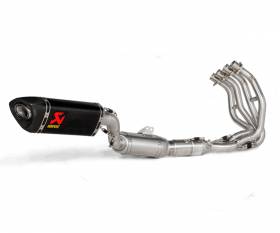 Full System Exhaust Carbon/Stainless Steel Akrapovic for Kawasaki ZX-25R 2020 > 2023
