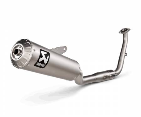 S-Y125R10-HBFGT Approved Full System Exhaust Titanium/Stainless Steel Akrapovic for Yamaha XSR-125 2021 > 2023