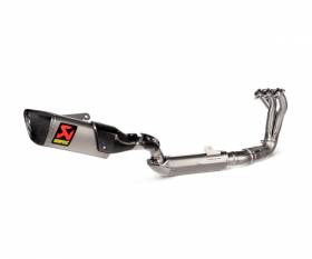 Full System Exhaust Titanium Akrapovic Stainless Steel Headers and Carbon EndCap for YAMAHA TRACER 9 - GT 2021 > 2024