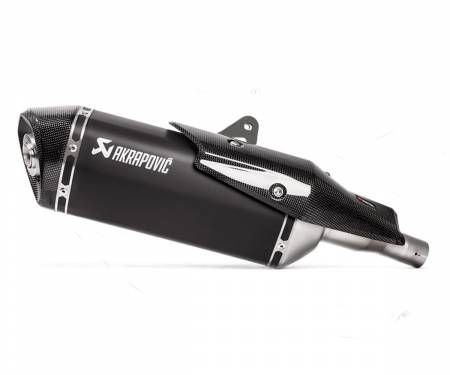 S-H7SO4-HRTBL Black Exhaust Titanium Approved Muffler Akrapovic For Honda X-ADV 2017 > 2024