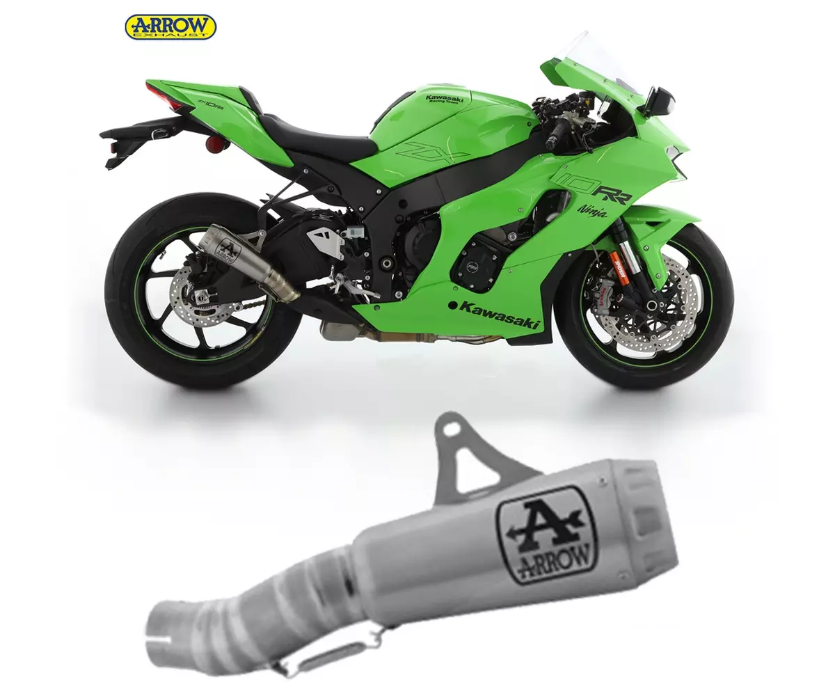 Exhaust Muffler Arrow Pro-Race Nichrom Kawasaki Zx-10RR, 2021