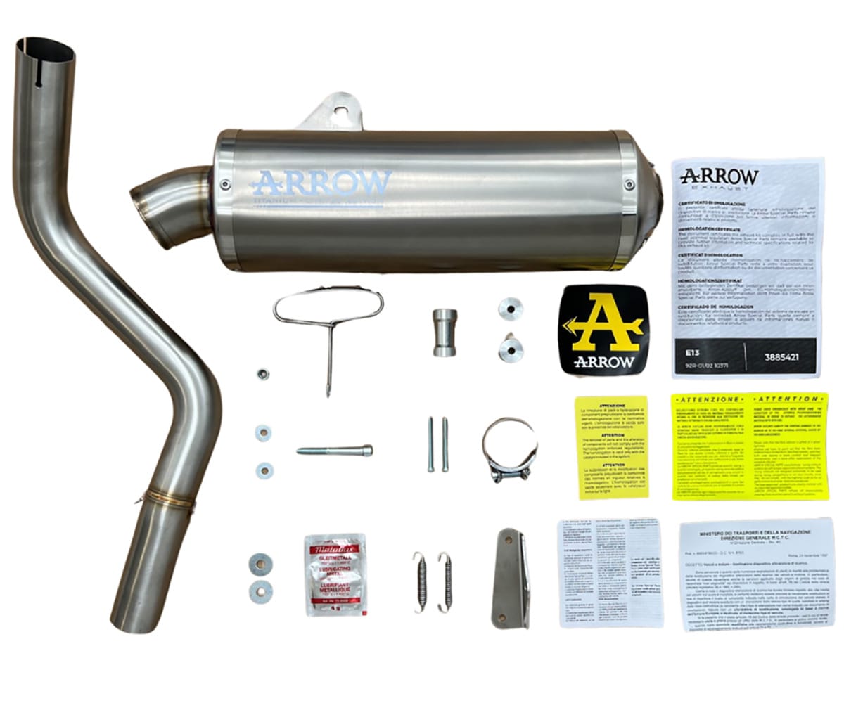 72501DR ARROW DAKAR REPLICA APPROVED SILENCER YAMAHA TENERE 700 2021 2024