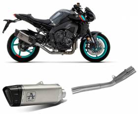 Exhaust Muffler Arrow Pista+Link Pipe Titanium for Yamaha MT-10 2022 > 2023