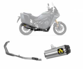 Full System Exhaust Racing Arrow Works for YAMAHA TRACER 9 GT Titanium 2021 > 2023