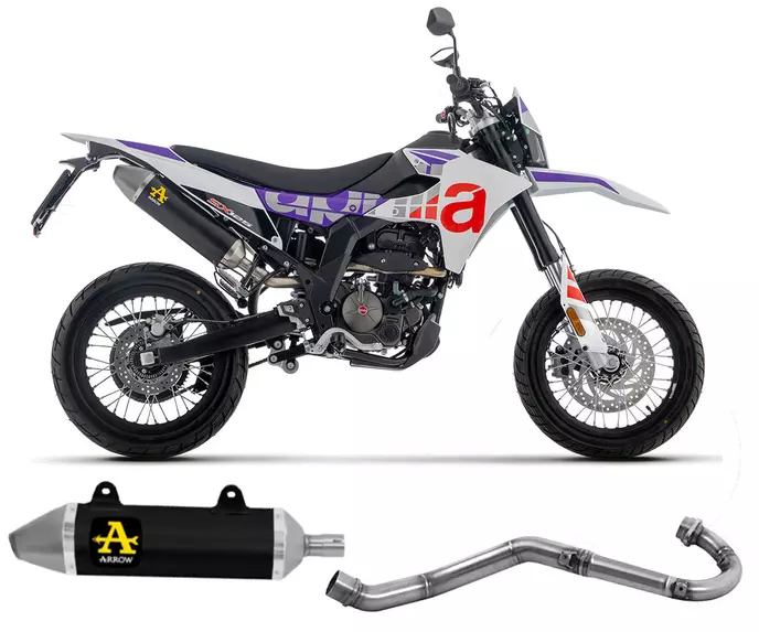 Arrow Aprilia RX125 25-26 スリップオン Thunder アルミダーク/カーボンエンド 52013AKN :  GIGASTATION ヤフー店 - 通販 - Yahoo!ショッピング Arrow Aprilia SX125 2018-2020 フルエキ Thunder アルミ/ステンエンド 52509AO+52001PD