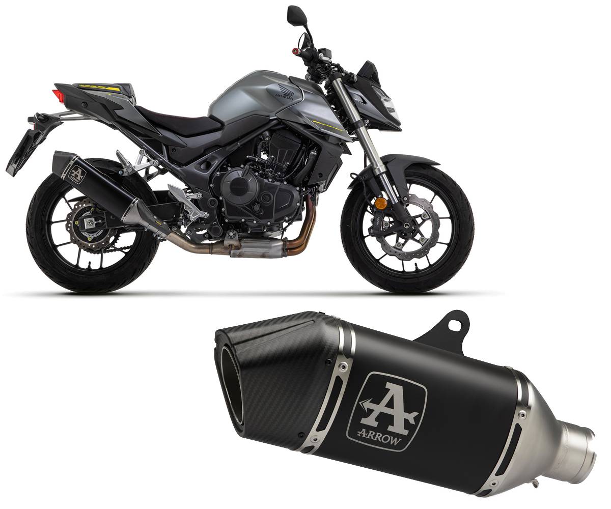 71003VAN Tubos De Escape ARROW Veloce Dark Racing Aluminium para Honda CB 750 HORNET 2023 > 2024