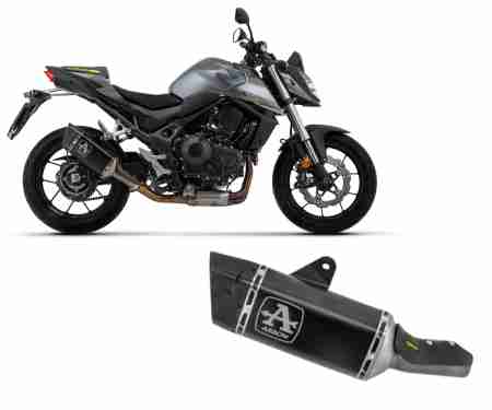 71008PTN Exhaust Muffler ARROW Pista in Titanium Dark Racing for Honda CB 750 HORNET 2023 > 2024