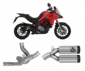 Exhaust Muffler + Link Pipe Nokat Arrow Rebel Stainless Steel Ducati Multistrada 950 2019 > 2020