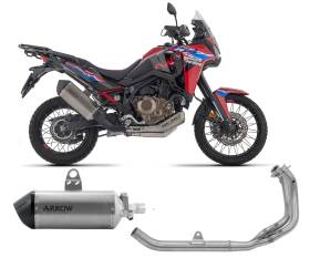 Echappement Complet Sonora Racing ARROW titane/Inox carby pour Honda AFRICA TWIN CRF 1100 L 2024