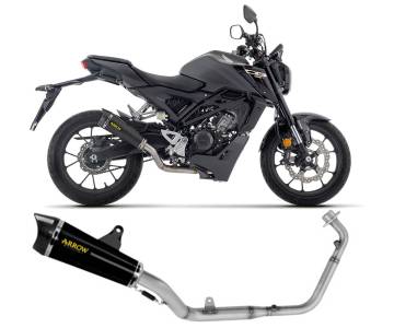 Echappement Complete Racing Arrow X-Kone "Dark" Aluminium Honda Cb 125 R 2024