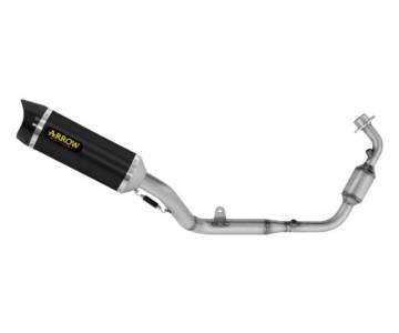 Echappement Complete approuvé Arrow Thunder "Dark" Aluminium Honda Cb 125 R 2024