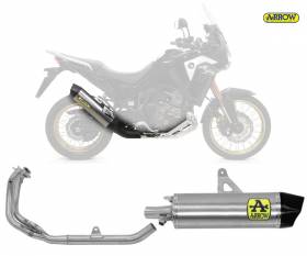 Full System Exhaust Racing Arrow Maxi Race HONDA CRF1100L Africa Twin Aluminum/Inox 2020 > 2023