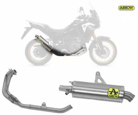 Full System Exhaust Racing Arrow Maxi Race HONDA CRF1100L Aluminum/Inox 2020 > 2023