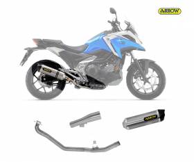 Full Exhaust Arrow Race-tech Aluminium Honda Nc 750 X 2021 > 2023