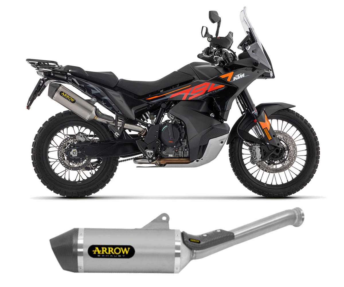 Tuyau échappement Acier Inox Pour KTM Adventure 790 2019-2022 - Antirouille, Résistant Chaleur - Améliore Performance
