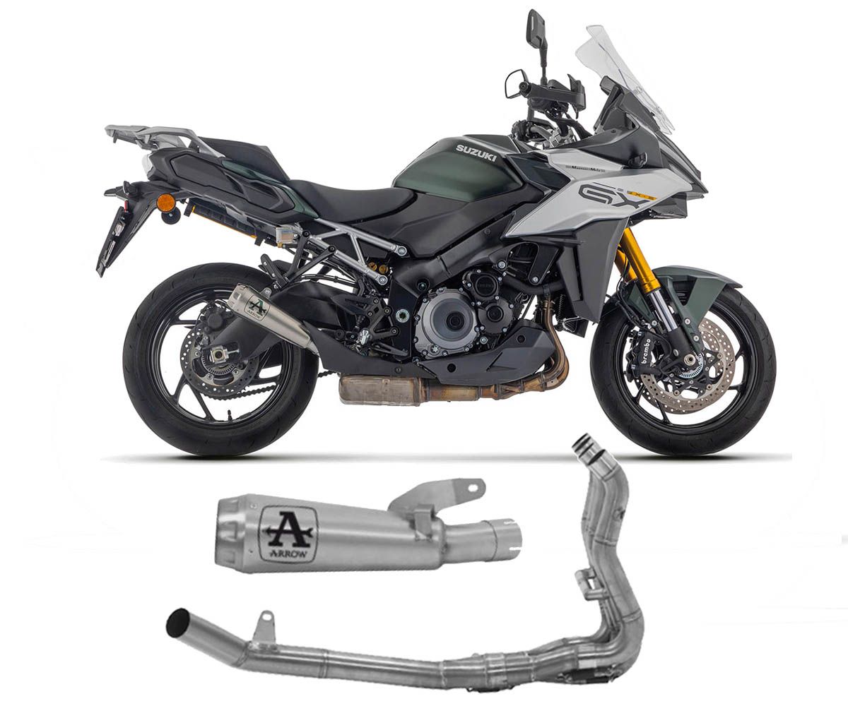 71938PR + 71766MI Full System Exhaust Arrow Pro-race