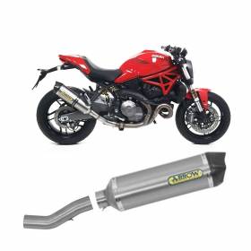 Scarico Completo Arrow Omologato Allu RaceTech Fond Carb Ducati Monster 821 2019 > 2020