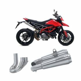 Exhaust System Arrow Nich Pro Race Tail Pipe Steel Approved Hypermotard 950 2019 > 2021