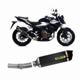 Exhaust Arrow Approved Race Carbon Black Tail Pipe Carbon Honda CB 500 F 2019 > 2020