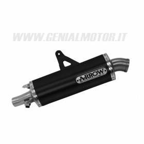 Approved Black Aluminum Arrow Exhaust Maxi Race-Tech Stainless Steel End Cap HONDA CRF 1100 L Africa Twin 2020 > 2023