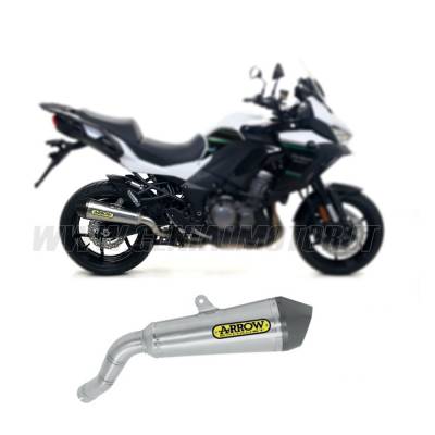 71893XKI Approved Stainless Steel Arrow Exhaust X-Kone Carbon End Cap KAWASAKI Versys 1000 2019 > 2021