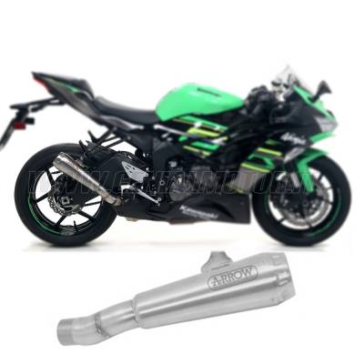 71898PRI Approved Nichrom Arrow Exhaust Pro-Race Stainless Steel End Cap KAWASAKI ZX-6R 636 2019 > 2020