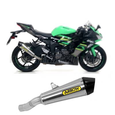 71898XKI Approved Stainless Steel Arrow Exhaust X-Kone Carbon End Cap KAWASAKI ZX-6R 636 2019 > 2020
