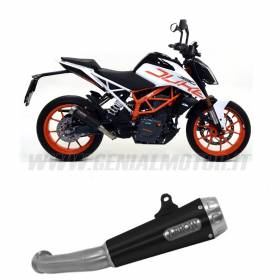 Approved Black Nichrom Arrow Exhaust Pro-Race Stainless Steel End Cap KTM DUKE 390 2017 > 2020