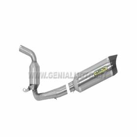 Exhaust + Link Pipe Arrow Thiner AK Aluminium Ktm Rc 125 2015 > 2016