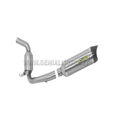 71619MI + 71813AK Exhaust + Link Pipe Arrow Thiner AK Aluminium Ktm Rc 125 2015 > 2016