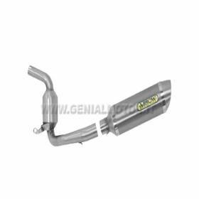 Exhaust + Link Pipe Arrow Thunder Aluminium Ktm Rc 125 2015 > 2016