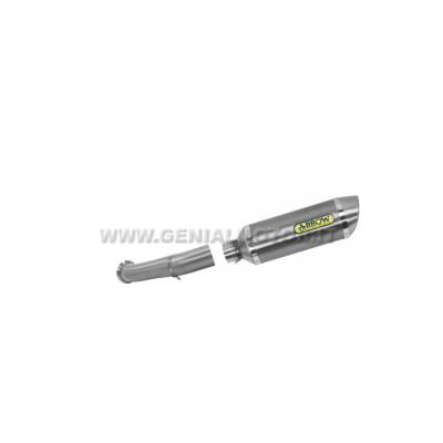 71860AO + 71667MI Auspuff + Link Pipe Arrow Thunder Aluminium Ktm Rc 390 2017 > 2020