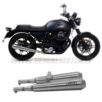 71858PRI Approved Nichrom Arrow Exhaust Pro-Racing Stainless Steel End Cap MOTO GUZZI V7 III 2017 > 2021