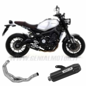 Arrow Headers+Exhaust Approved Stainless Steel Black for YAMAHA XSR 900 2019 > 2020