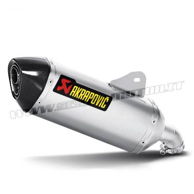 S-B6SO1-HZSS Exhaust Stainless Steel Approved Muffler Akrapovic for Bmw C650 GT 2012 > 2015