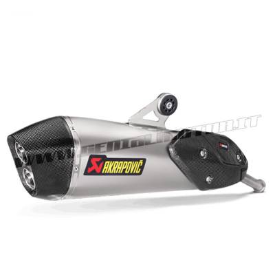 S-B6SO8-HZAAT Exhaust Titanium Approved Muffler Akrapovic for Bmw C650 GT 2016 > 2020