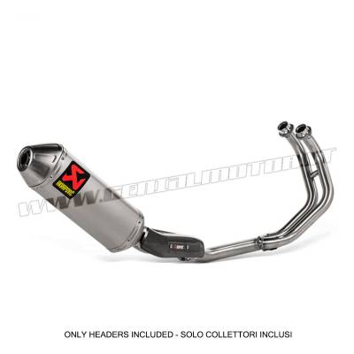 E-Y7R2 Inox Optional Headers Not Approved Akrapovic for Yamaha Exhausts Tenere 700 2019 > 2022
