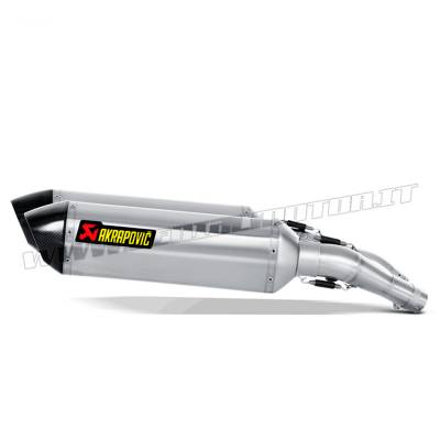 S-Y13SO3-HT Exhaust Titanium Approved Muffler Akrapovic for Yamaha FJR 1300 2016 > 2020