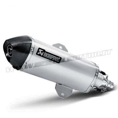 S-PI3SO6-HRSS Exhaust Stainless Steel Approved Muffler Akrapovic for Derbi GP1 250 2006 > 2011