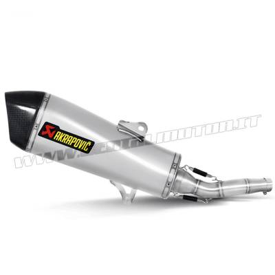 S-Y4SO10-HZAASS Exhaust Inox Approved Muffler Akrapovic for Yamaha MAJESTY 400 2007 > 2015  